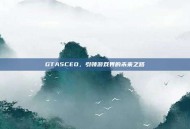 GTA5CEO，引领游戏界的未来之路