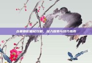 古墓丽影崛起攻略，深入探索与技巧指南