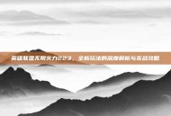 英雄联盟无限火力223，全新玩法的深度解析与实战攻略