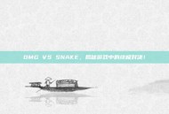 OMG VS SNAKE，揭秘游戏中的终极对决！