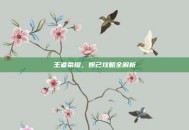 王者荣耀，妲己攻略全解析