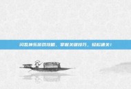 闪乱神乐游戏攻略，掌握关键技巧，轻松通关！