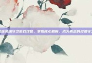 揭秘灵魂守卫游戏攻略，掌握核心机制，成为真正的灵魂守卫