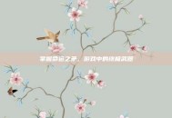 掌握命运之矛，游戏中的终极武器
