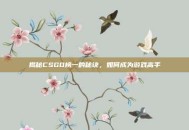 揭秘CSGO榜一的秘诀，如何成为游戏高手