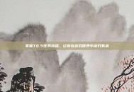 掌握T0.5任务流程，让你在游戏世界中游刃有余