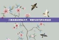 三国杀国战君临天下，策略与技巧的完美结合