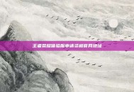王者荣耀体验服申请资格官网地址