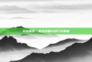 天龙拔步，游戏攻略与技巧全解析