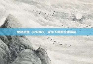 绝地求生（PUBG）无法下载的全面解析