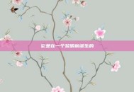 它是在一个黎明前诞生的