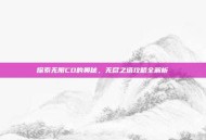探索无限CD的奥秘，无尽之塔攻略全解析