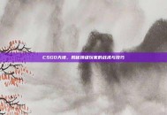 CSGO天地，揭秘顶级玩家的战术与技巧