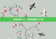 无双乱舞6.9，掌握终极战斗艺术