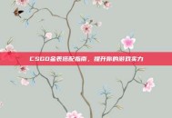 CSGO金表搭配指南，提升你的游戏实力
