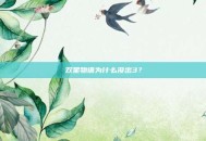 双星物语为什么没出3？