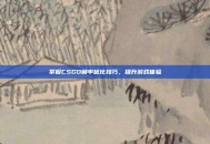 掌握CSGO帧率优化技巧，提升游戏体验