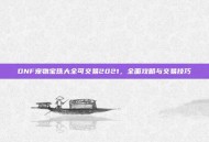 DNF宠物宝珠大全可交易2021，全面攻略与交易技巧