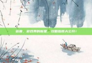 薇普，游戏界的新星，攻略指南大公开！