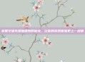 掌握守望先锋加速器的秘诀，让你的游戏体验更上一层楼