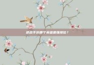 逆战手游哪个英雄最强排位？