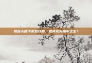 揭秘大箱子游戏攻略，如何成为箱中之王？
