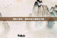 揭秘三国志，霸道中的三国霸主之路