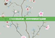 CSGO狙击陀螺，游戏中的精准打击利器