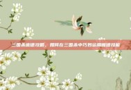 三国杀庞德攻略，如何在三国杀中巧妙运用庞德技能