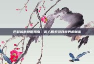 巴瑟拉斯攻略指南，深入探索游戏世界的秘密