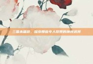 三国杀端游，探索那些令人敬畏的神将武将