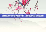 暗黑破坏神2手机单机版下载，操作指南与核心攻略解析