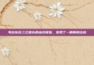 考古队在三江源头的冰川深处，发现了一柄青铜古剑