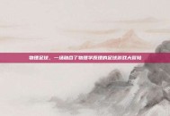 物理足球，一场融合了物理学原理的足球游戏大冒险