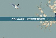卢克raid攻略，提升你的装备与实力