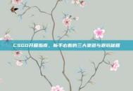CSGO开箱指南，新手必看的三大渠道与避坑秘籍