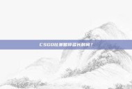 CSGO比赛暂停多长时间？
