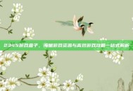 2345游戏盒子，海量游戏资源与高效游戏攻略一站式解析