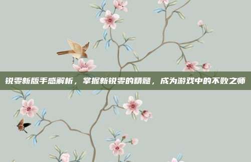 锐雯新版手感解析,掌握新锐雯的精髓,成为游戏中的不败之师