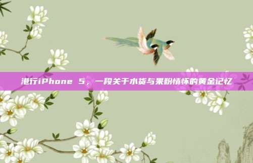 港行iPhone 5，一段关于水货与果粉情怀的黄金记忆