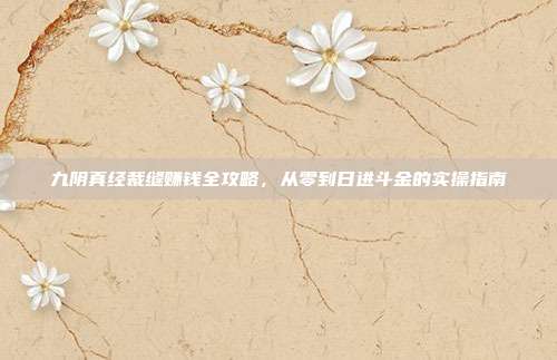 九阴真经裁缝赚钱全攻略，从零到日进斗金的实操指南