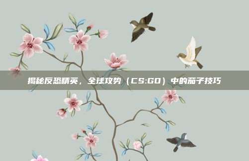 揭秘反恐精英，全球攻势（CS:GO）中的茄子技巧