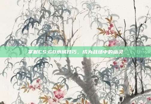 掌握CS:GO水城技巧,成为战场中的幽灵