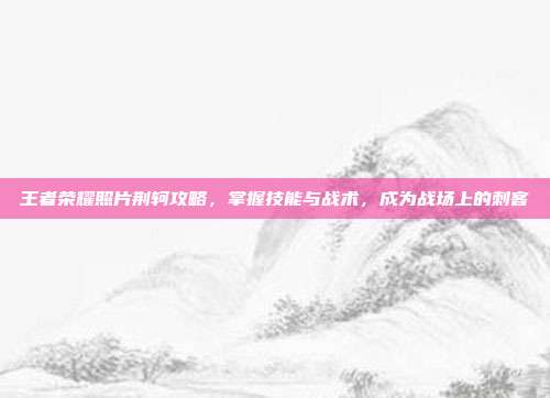 王者荣耀照片荆轲攻略，掌握技能与战术，成为战场上的刺客