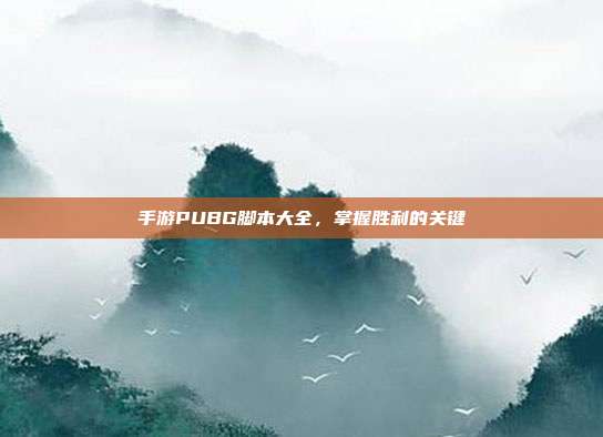 手游PUBG脚本大全,掌握胜利的关键
