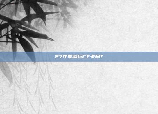 27寸电脑玩CF卡吗?