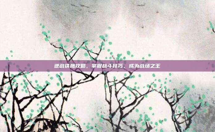逆战铁鹰攻略,掌握战斗技巧,成为战场之王