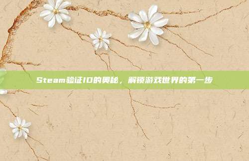 Steam验证ID的奥秘,解锁游戏世界的第一步