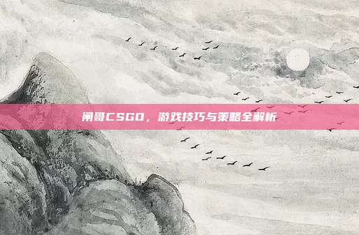 闸哥CSGO,游戏技巧与策略全解析