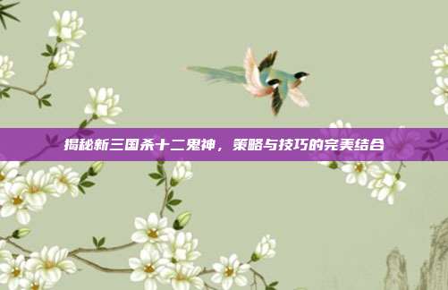 揭秘新三国杀十二鬼神,策略与技巧的完美结合